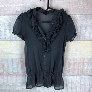 Antilia Femme Ruffle Detail Top P4